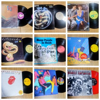 9 LPs Rock/Pop/Punk - Varias Bandas.     1 x 17€