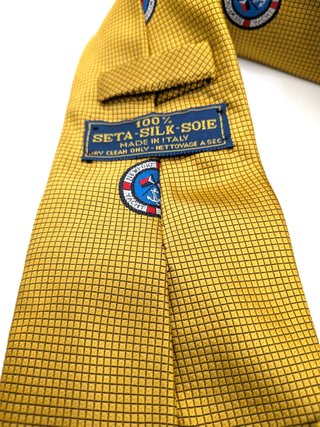Cravatta Vintage 100% Seta Made in Italy Newport