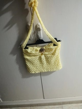 Conjunto pantalón y top amarillo