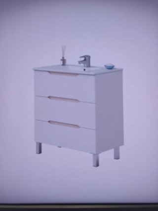 Mueble de baño de 80 cm Arkitmobil mod. LEA.