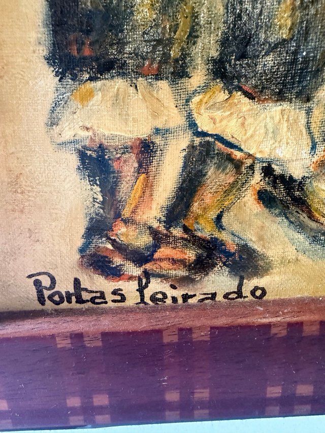 Óleo sobre lienzo Portas Leirado 35x45cm
