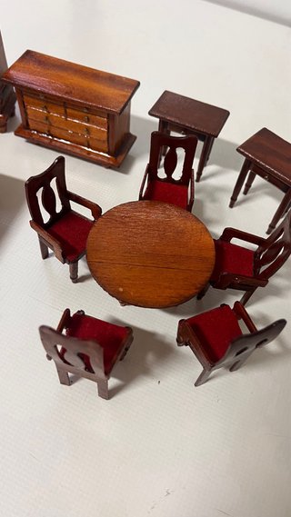Lote Muebles Miniatura Casa Muñecas 1:12