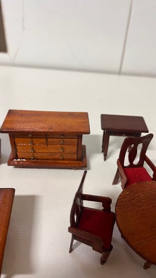 Lote Muebles Miniatura Casa Muñecas 1:12