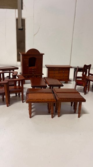 Lote Muebles Miniatura Casa Muñecas 1:12