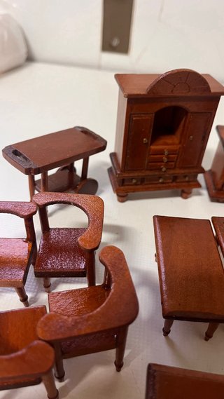 Lote Muebles Miniatura Casa Muñecas 1:12