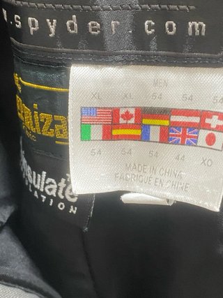 Traje de esquí Spyder para caballeros