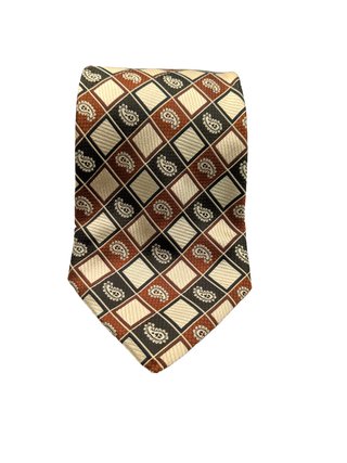 Cravatta Vintage Egon von Furstenberg 100% Seta