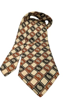 Cravatta Vintage Egon von Furstenberg 100% Seta