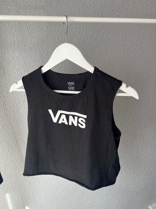 Camiseta tirantes VANS negra talla S