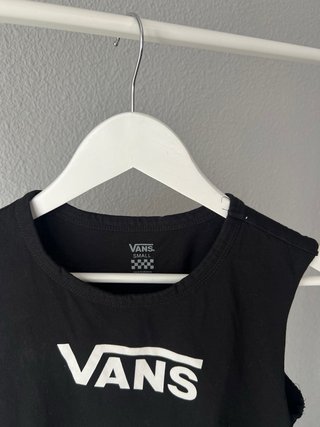 Camiseta tirantes VANS negra talla S