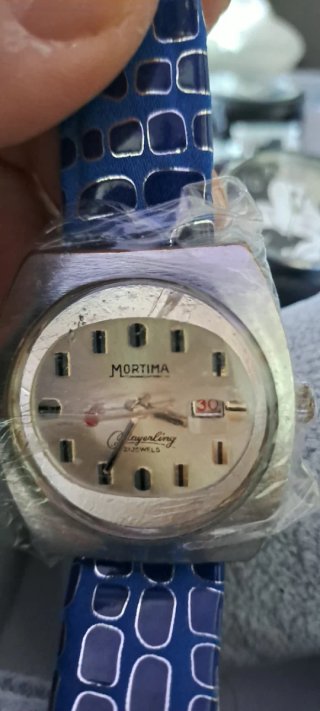 Orologio Mortima Argento e Blu