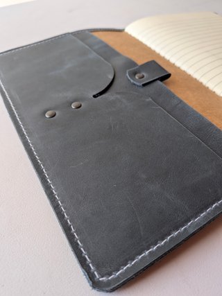 Pack Tarjetero y funda cuaderno piel