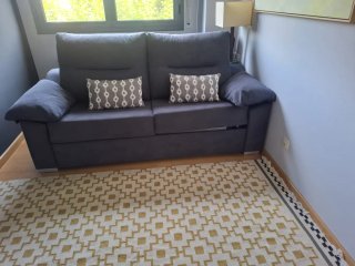 Sofá Cama tipo Italiano en gris antracita