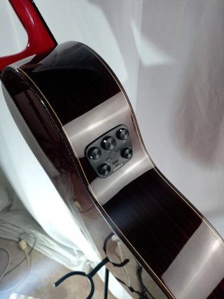 Guitarra Flamenca maciza autoamplificada