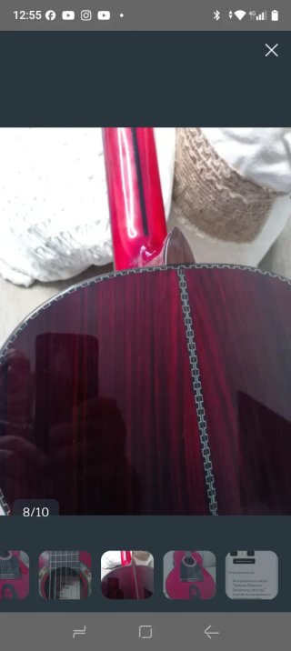 Guitarra Flamenca maciza autoamplificada