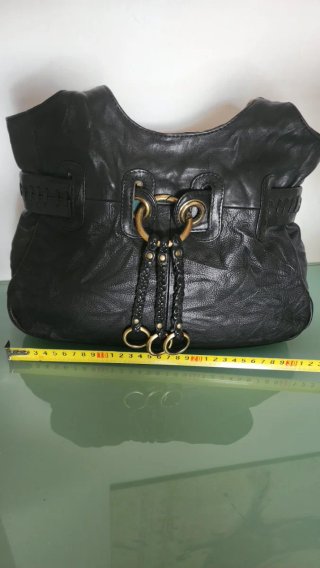 Bolso Piel Negro Diseño
