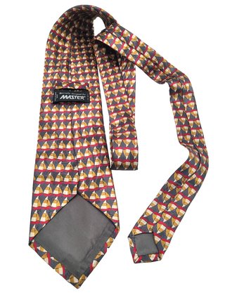 Cravatta MASTER Pure Silk Seta Hand Made Italy