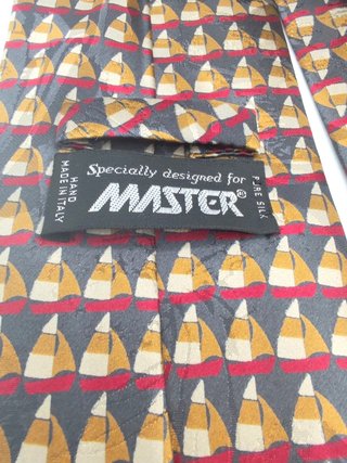 Cravatta MASTER Pure Silk Seta Hand Made Italy