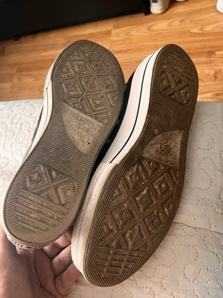 Zapatillas Converse Piel Alta Negra