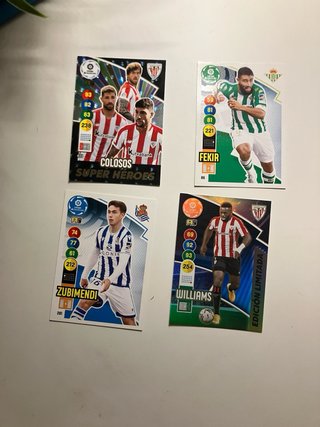 Cromos panini La Liga 20/21 y Mundial 2018