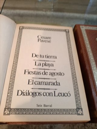 2 tomos de Cesare Pavese