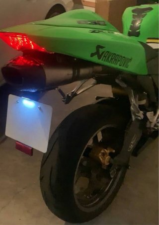 Kawasaki Ninja zx6r 636 2006 Verde