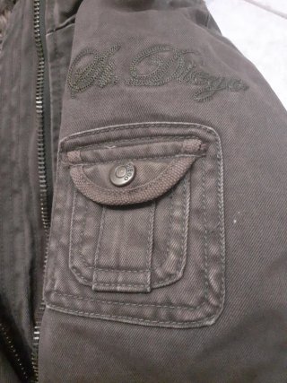 Giubbino donna verde militare taglia M