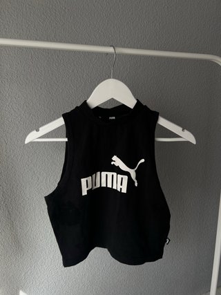 Camiseta tirantes PUMA negra Talla S
