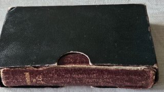 Lote 2 Libros Antiguos S.XIX + Estuche Piel