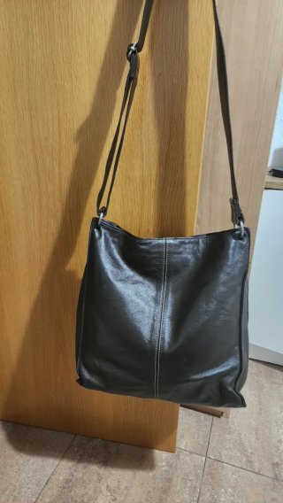 Bolso Piel Mandarina Duck Marrón