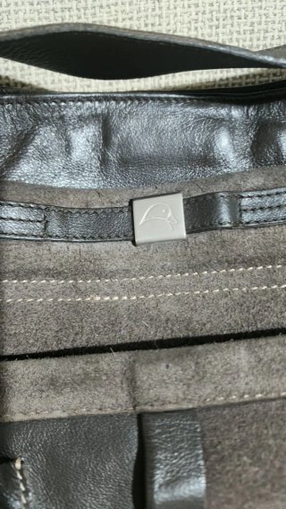 Bolso Piel Mandarina Duck Marrón