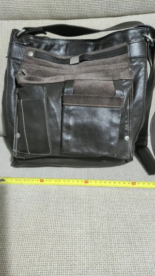 Bolso Piel Mandarina Duck Marrón