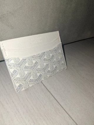 Portacarte Goyard Bianco e Grigio