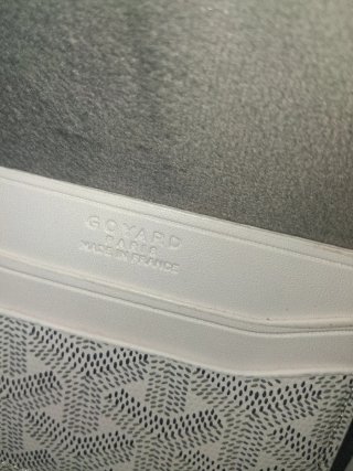 Portacarte Goyard Bianco e Grigio