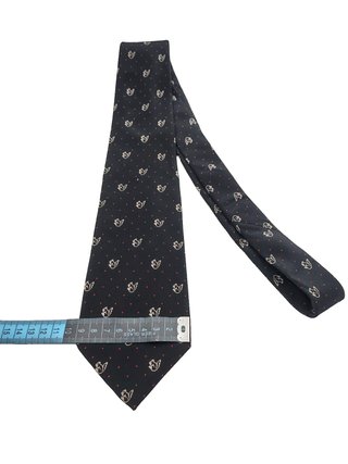 ​Cravatta PIERRE CARDIN Vintage Seta Blu Pois