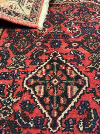 Coppia Tappeti Persiani Hamadan Lana