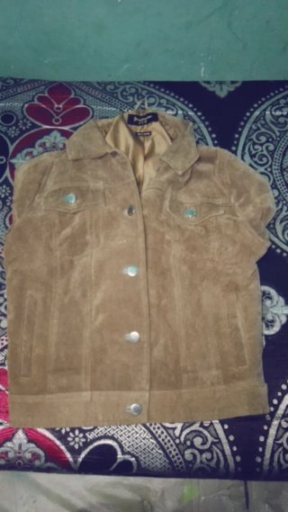 Chaqueta de cuero auténtico