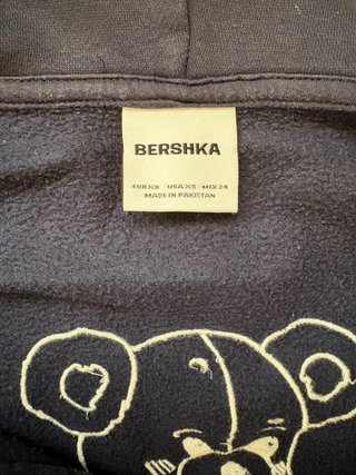 Sudadera Bershka cropped