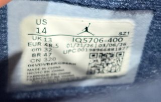 Jordan 6 Retro Awake NY Midnight Navy T-48.5