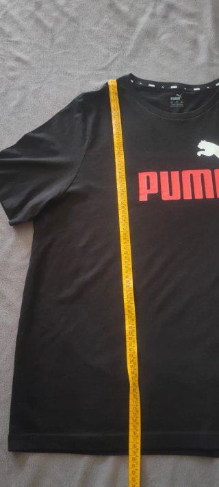 Camiseta Puma Logo Clásico Negra XXL