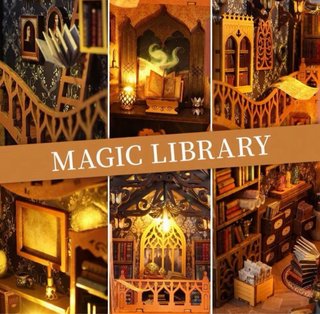 Miniatura Estantería Mágica DIY