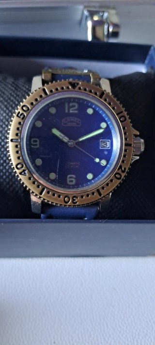 Orologio  Blu/Oro Automatic