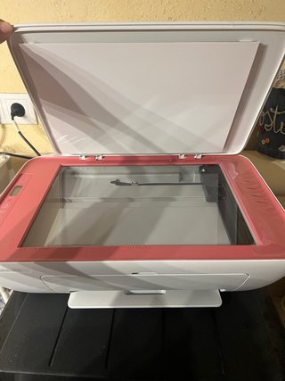 Impresora HP Instant Ink Rosa y Blanca