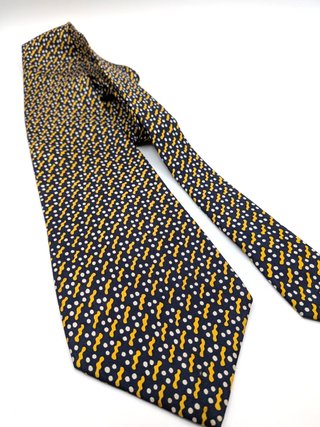 Cravatta Vintage Jacques Esterel Paris 100% Seta
