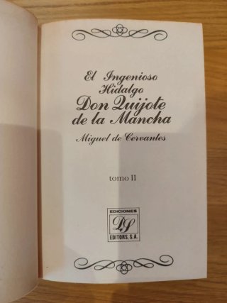 El Ingenioso Hidalgo Don Quijote de la Mancha
