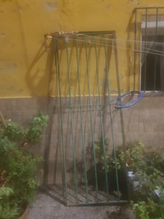 Reja metálica verde