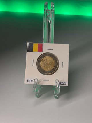 2 Euro Commemorativo Belgio 2022