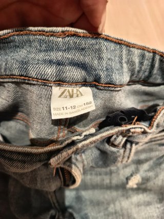 Vaqueros Zara elásticos niño T.11-12
