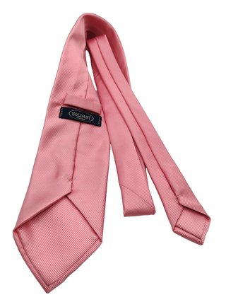 Cravatta Vintage Soldani 100% Seta Rosa Salmone
