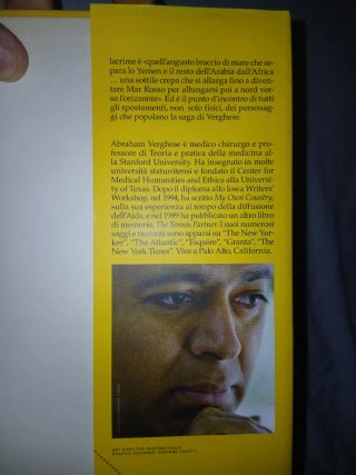 Libro "La porta delle lacrime" - Abraham Verghese